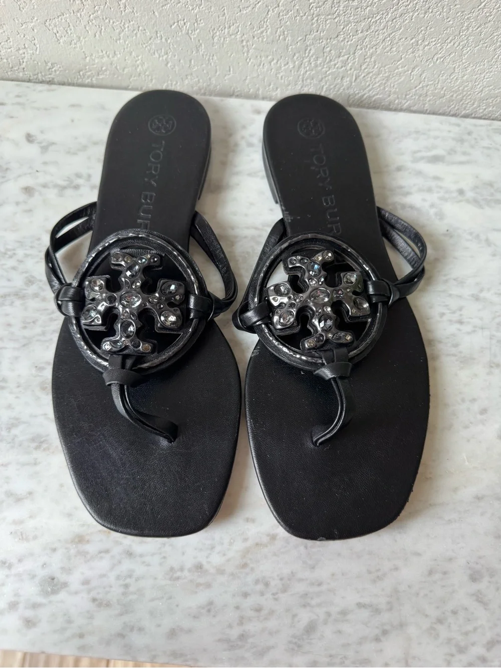 Tory Burch Miller Jewel Embellished Sandals